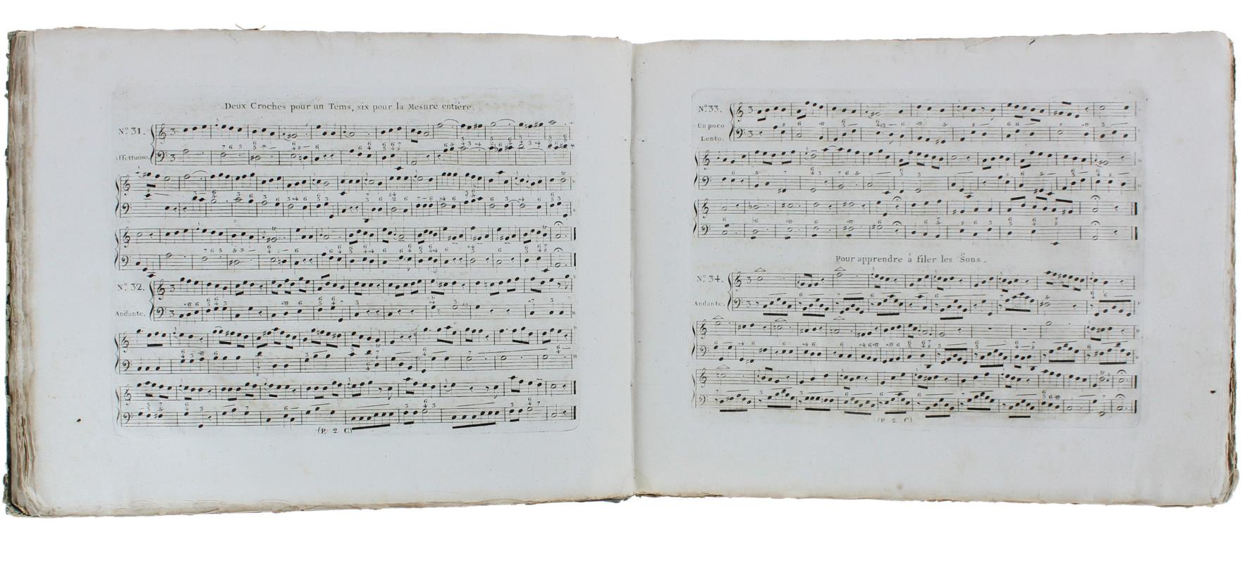 Nouvelle Edition Des Solfeges D'Italie Composés Par Leo, Hasse, Durante, Scarlatti, Porpora, Mazoni, Caffaro... Revue Et Corrigée, Gravée Par Richomme