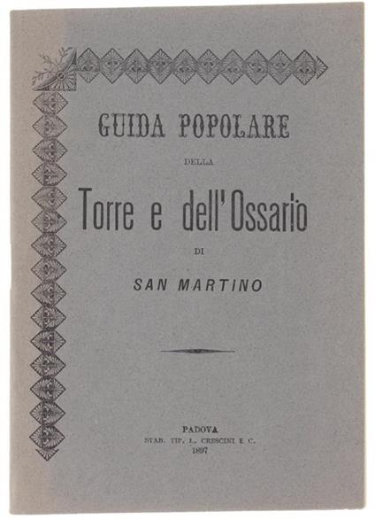 Guida Popolare Della Rocca E Dell'Ossario Di San Martino - copertina