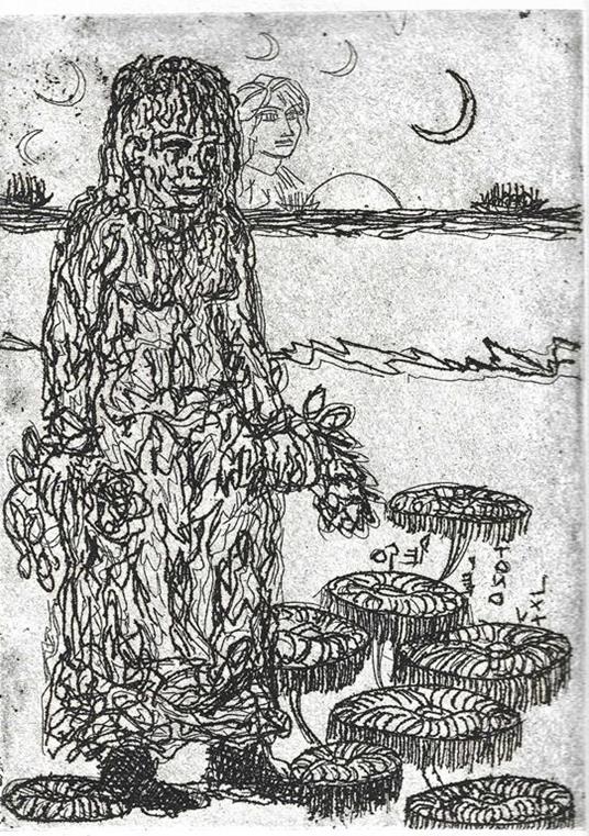 Foglietti di poesia Con un'acquaforte di Tono Zancanaro (stampa 1975) - Diego Valeri,Tono Zancanaro - copertina