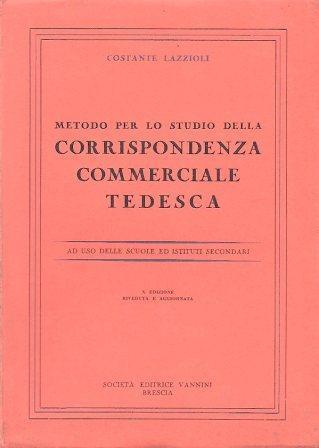 Corrispondenza Commerciale Tedesca - Costante Lazzioli - copertina