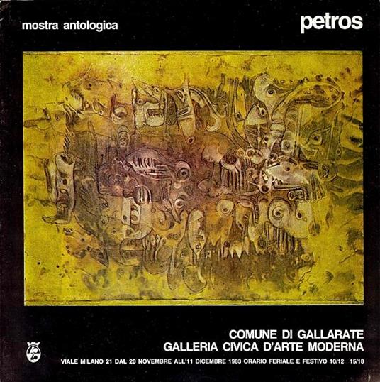 Petros. Mostra antologica - Petros - copertina