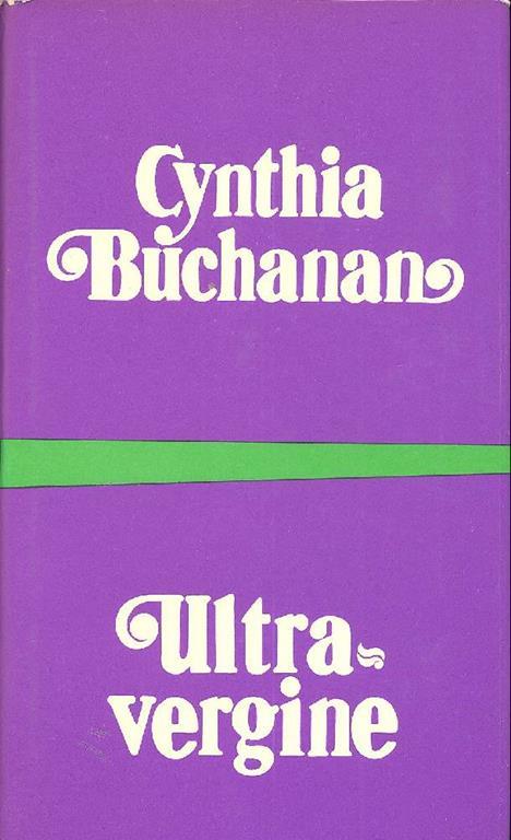 Ultravergine - Cynthia Buchanan - copertina