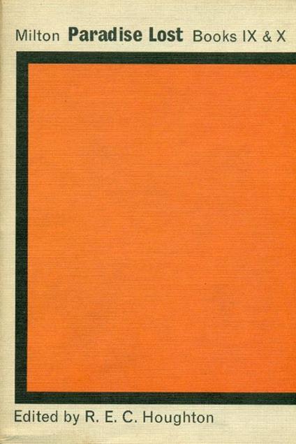 Paradise Lost. Books IX and X - John Milton - copertina