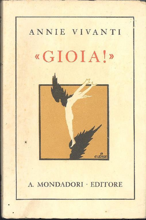 'Gioia!'' - Annie Vivanti - copertina