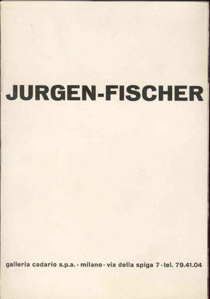 Jurgen-Fischer - Klaus Jurgen-Fischer - copertina