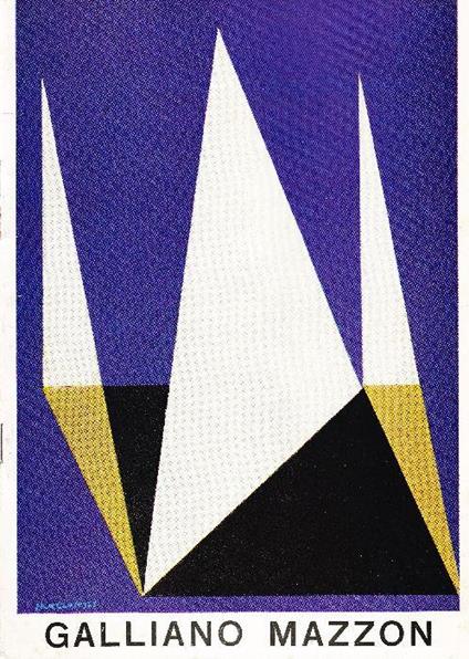 Galliano Mazzon - Galliano Mazzon - copertina