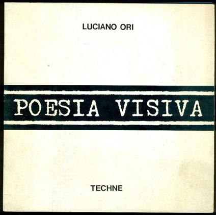 Poesia visiva - Luciano Ori - copertina
