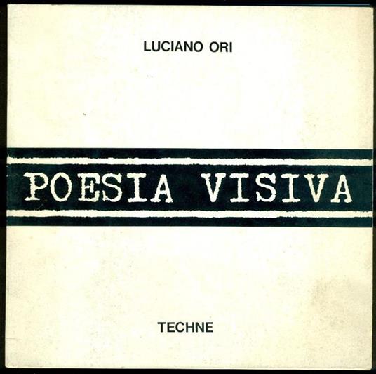 Poesia visiva - Luciano Ori - copertina