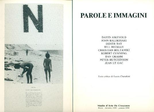 Parole e immagini - Laura Cherubini - copertina