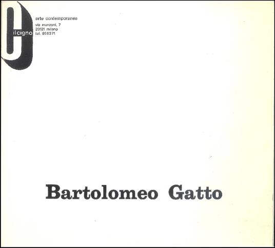 Bartolomeo Gatto - Bartolomeo Gatto - copertina