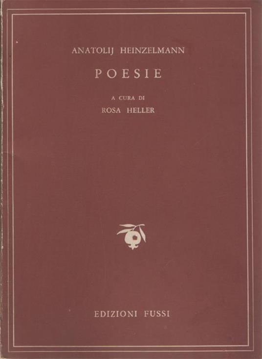 Poesie - Anatolij Heinzelmann - copertina