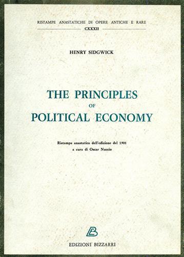 The principles of political economy - Henry Sidgwick - copertina