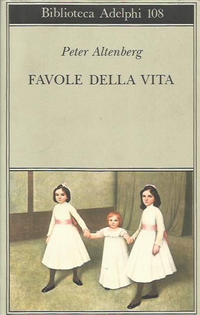 Favole della vita - Peter Altenberg - copertina