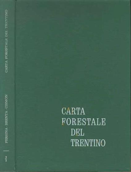 Carta forestale del Trentino: Fersina-Brenta-Cismon - copertina