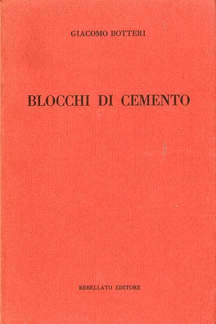 Blocchi di cemento - Giacomo Botteri - copertina