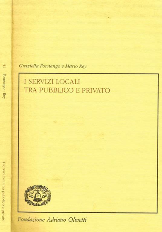 I Servizi Locali Tra Pubblico E Privato - copertina