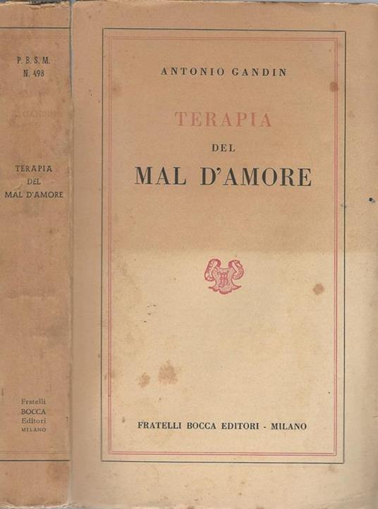 Terapia Del Mal D'Amore - Antonio Gandin - copertina