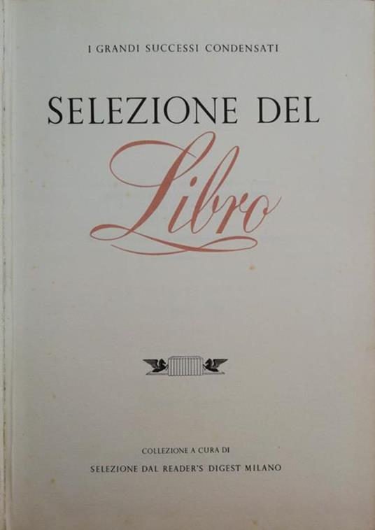 Selezione Del Libro - copertina