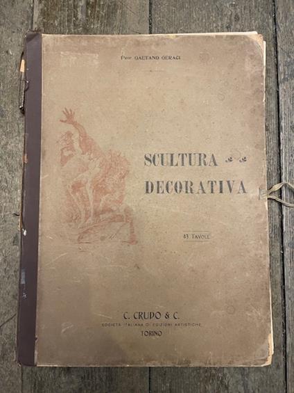 Scultura decorativa - Gaetano Geraci - copertina