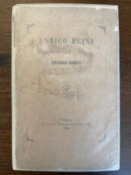 Enrico Heina - Bernardino Zendrini - copertina