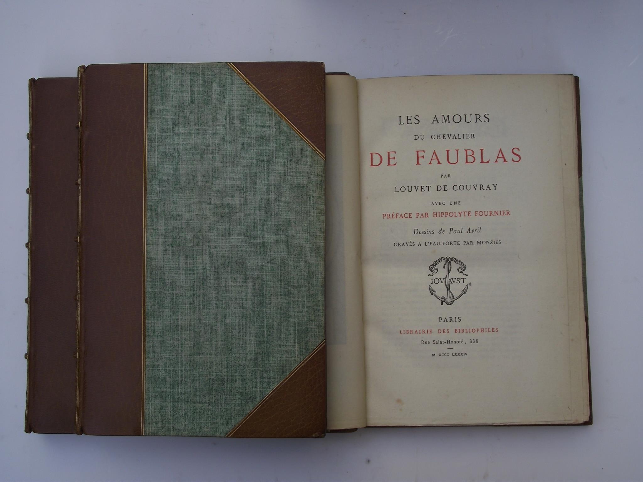 Les amours du chevalier de Faublas. avec une préface par Hippolyte Fournier