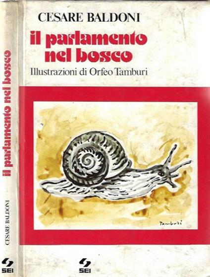 Il parlamento nel bosco - Cesare Baldoni - copertina