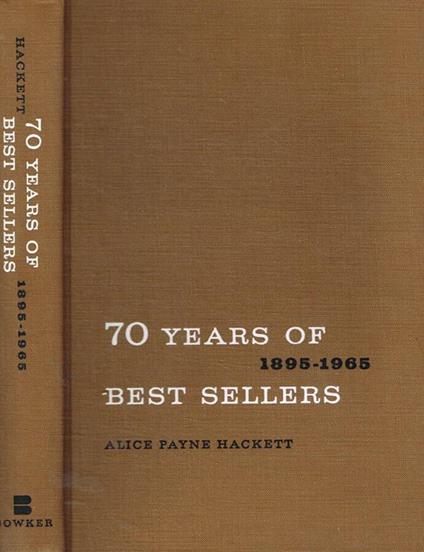 70 Years of best sellers 1895-1965 - copertina