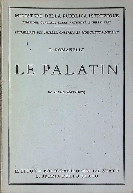Le Palatin - Paola Romanelli - copertina