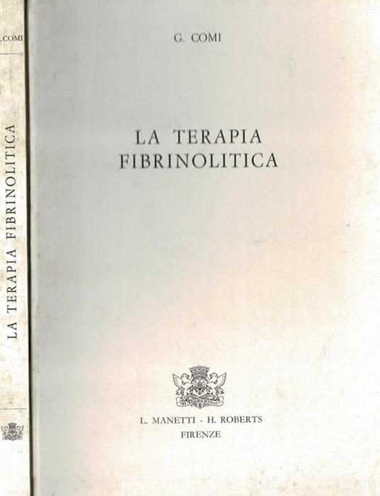 La Terapia Fibrinolitica - copertina