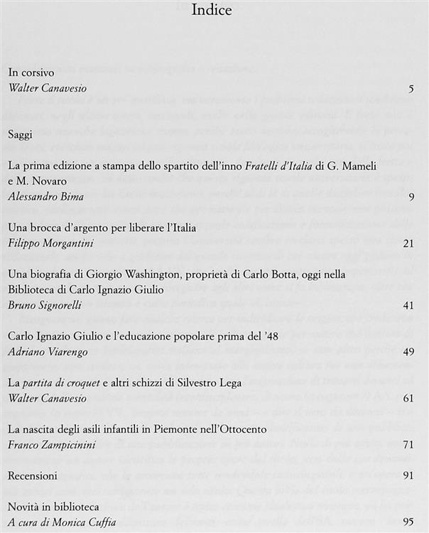 Percorsi - Rivista Della Biblioteca di Storia e Cultura Del Piemonte Giuseppe Grosso - N. 2