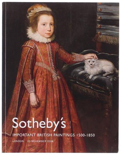 Important British Paintings 1500-1850. London, 23 November 2006 - copertina