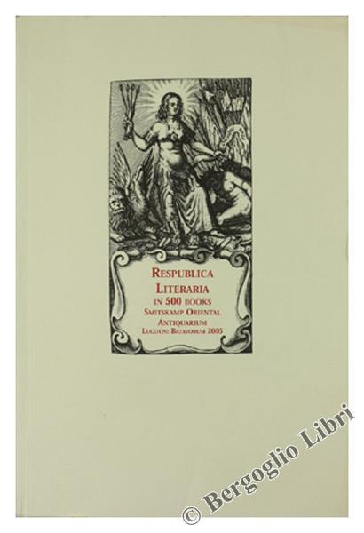 Respublica Literaria in 500 Books - copertina