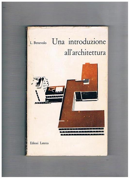 Introduzione all'architettura - Leonardo Benevolo - copertina
