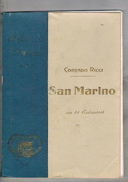 San Marino. Coll. Italia artistica n° 5 - Corrado Ricci - copertina