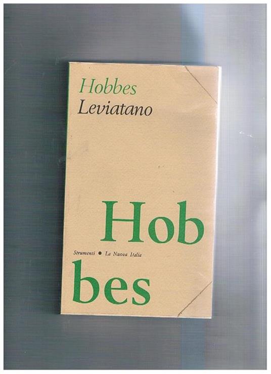 Leviatano - Thomas Hobbes - copertina