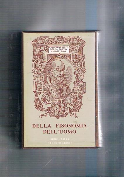 Della fisonomia dell'uomo - G. Battista Della Porta - copertina
