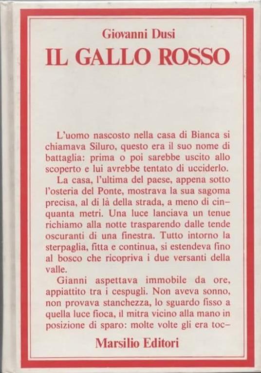 Il gallo rosso - Giovanni Dusi - copertina