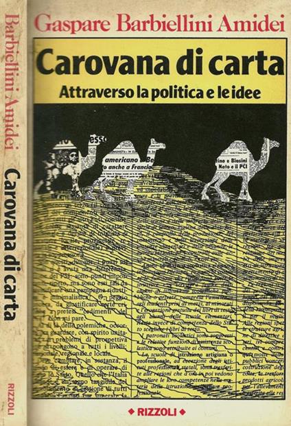 Carovana di carta - Gaspare Barbiellini Amidei - copertina
