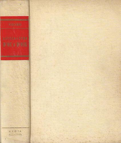 Storia delle letterature d’oc e d’oil - Antonio Viscardi - copertina