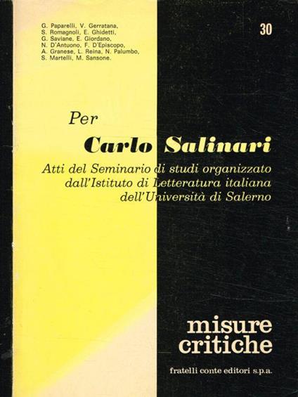 Misure critiche. Rivista trimestrale di letteratura e cultura varia n.30, gennaio-marzo 1979 - Gioacchino Paparelli - copertina