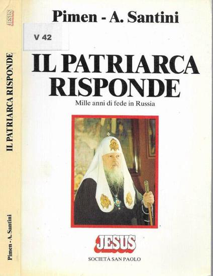 Il patriarca risponde - Pimen - copertina