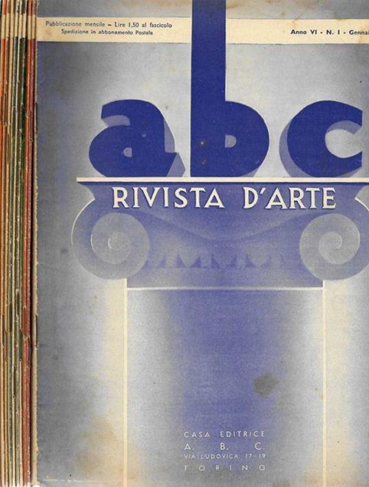 ABC del 1937 - copertina