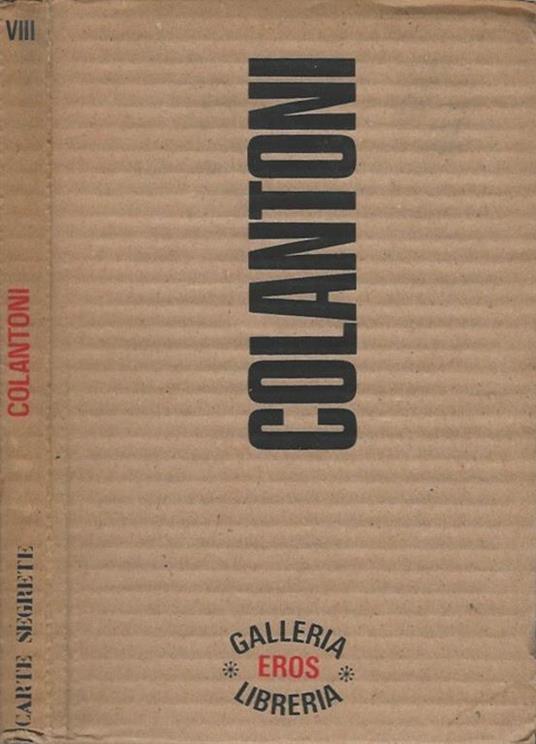 Domenico Colantoni - copertina