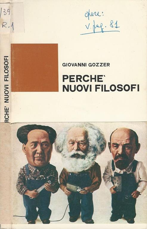 Perché nuovi filosofi - Giovanni Gozzer - copertina