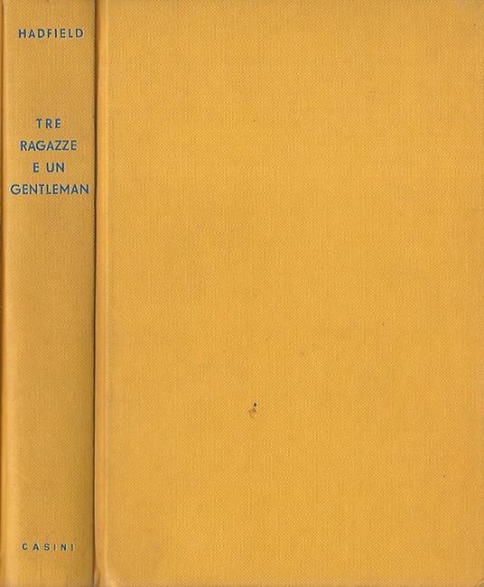 Tre ragazze e un gentleman - John Hadfield - copertina