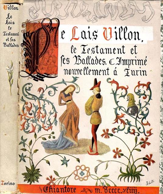 Le Lais Le Testament e Les Ballades - François Villon - copertina