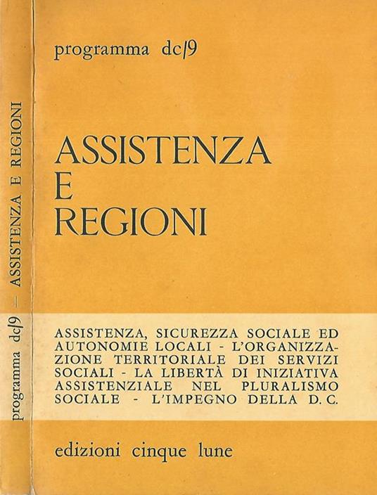 Assistenza e regioni - copertina