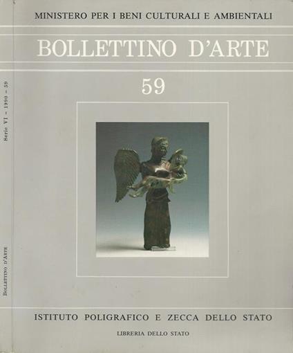 Bollettino d'arte. 59 - copertina