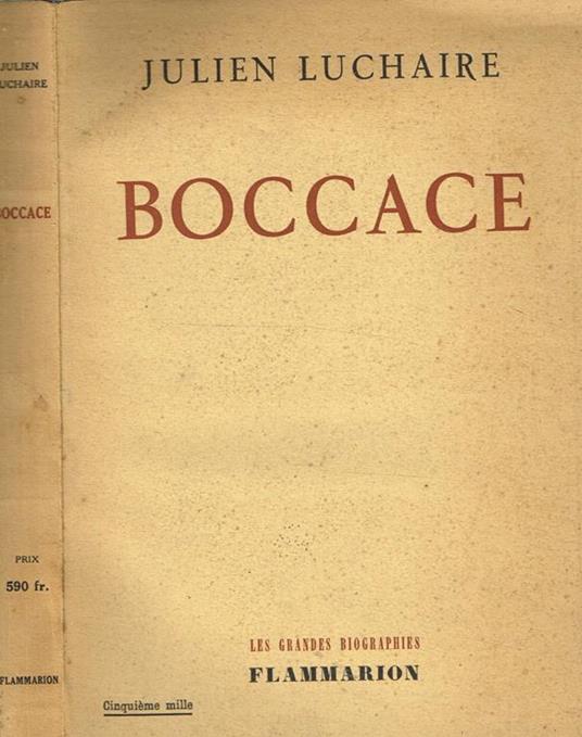 Boccace - Julien Luchaire - copertina