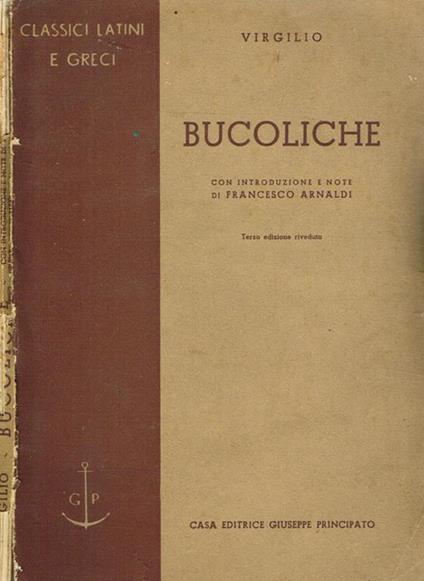 Bucolica - Publio Virgilio Marone - copertina